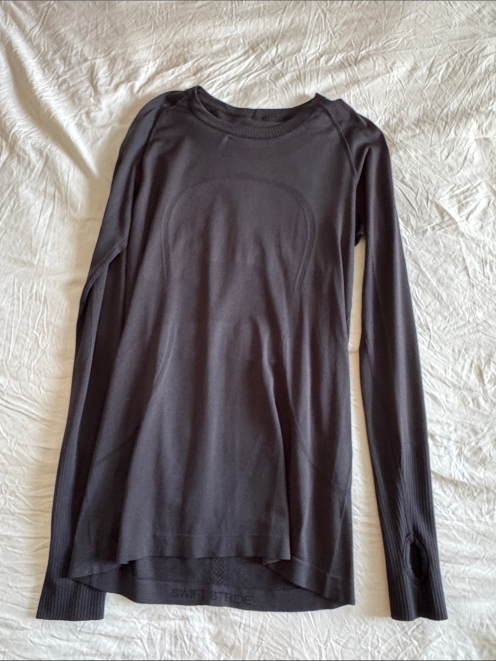 lululemon athletica Long Sleeve Black Athletic Top